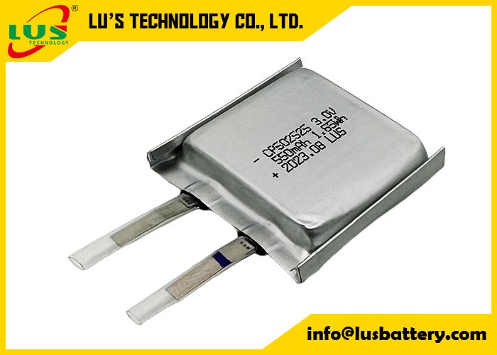 Batterie 550 Mah Lithium Battery Non-Rechargeable Battery der Primärlithium-batterie-CP502525 3v Li-MnO2 für elektronisches Spielzeug