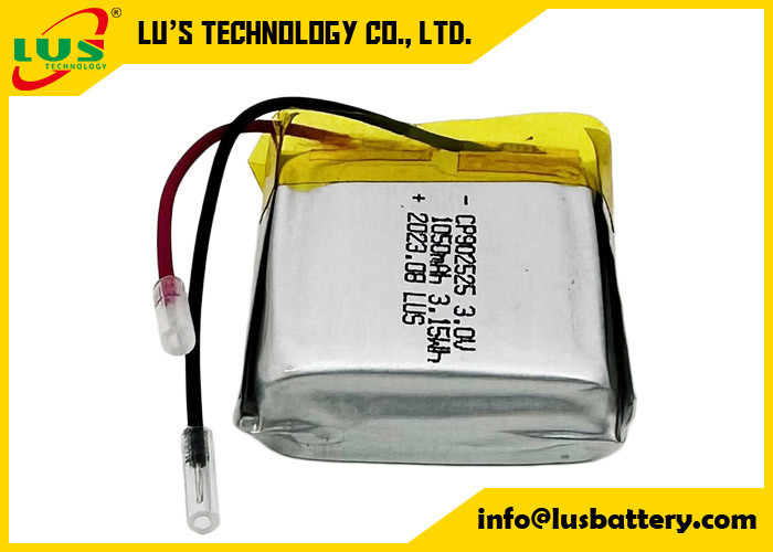 Flexible 3,0 V Lithium-Ionen-Batterie für digitale Geräte CP902525 CP902222 CP903030