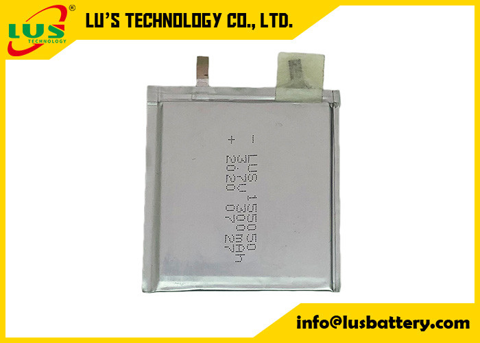 3.7V 300mAh Li-Polymer-Batterie lp155050 Lipo Wiederaufladbare Lithium-Ionen-Batterie 155050 dünne Zelle