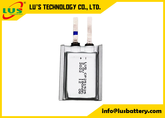 LiMnO2 Ultra Dünnzelle 3V CP251525 Batterie 150mah Lithium-Mangandioxidzelle 3,0 Volt Batterie