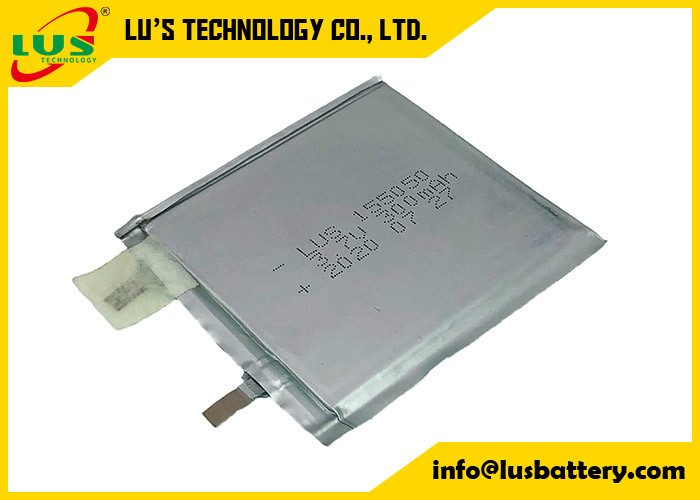 3.7v 1.11wh Lipo-Batterie 300mah Ultra dünne Zelle wiederaufladbare Lithium-Polymer-Batterien LP155050