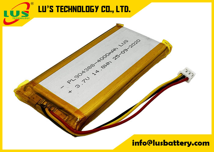 3.7 Volt 4000mAh Wiederaufladbare Batterie LP904388 Li-Ionen-Batterie 4000mAh 3.7V Wiederaufladbare Lithium-Polymer-Ionen-Batterie