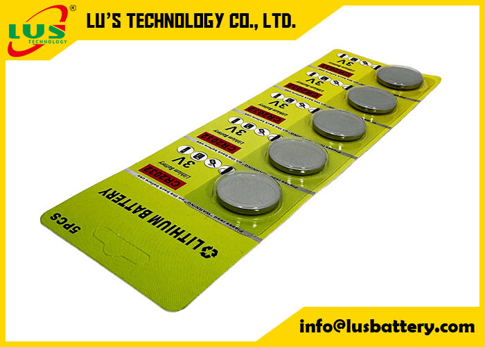 CR2032 Batterie Uhrenbatterien 5 Stück CR2032 Knopfzellenbatterien CR 2032 Volt 3 Für schlüssellose Autosysteme