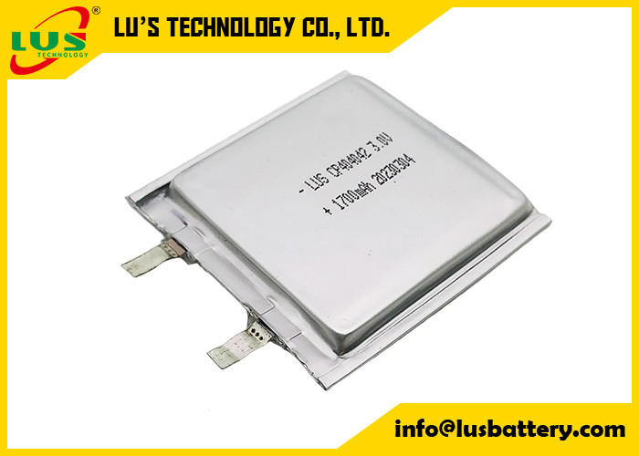 3V Lithiumbatterie Ultra Slim Batteries 1700mAh CP404040 Lithium-Metallbatteriezelle in weichen Packungen