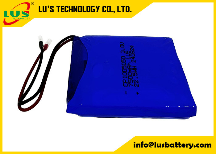 LiMnO2 Ultra-dünne Zelle 3V CP1005050 Batterie 7500mah Lithiumbatterie OEM für ESL-Etiketten