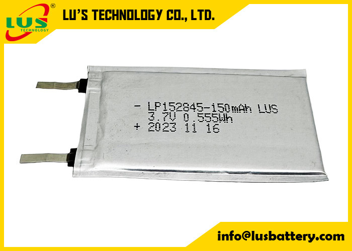 LP152845 3,7V wiederaufladbare Polymer-Lithium-Ionen-Batterie 150mah LiPo-Batterie LP152845 3,7V