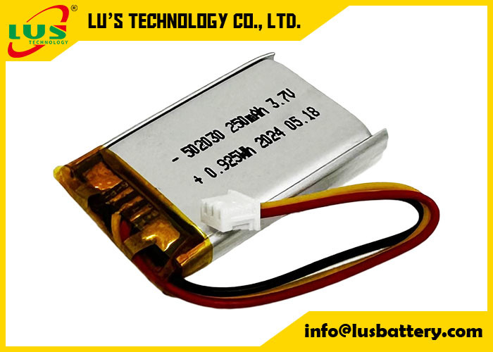250mAh Lithium-Polymer-Batterie LP502030 3,7V Li-Polymer-Batterie LP502030 3,7V OEM
