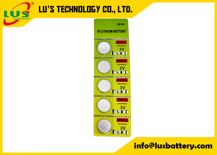 CR2016 Münzbatterien Lithium CR2016 3 V Elektronikbatterie OEM-Logo CR2016 Münzzzelle