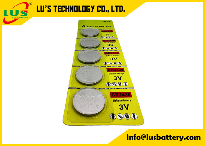 CR2430 Lithium Coin Button Zellbatterie 280mah Ersatz passt CR2430 L20 3-Volt Batterie