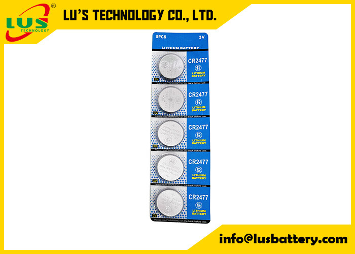 CR2477 3V Lithiumzellbatterie Ersatz für CR2477-T5 Batterie 3.0V Lithium PLC Batterien 1100mah