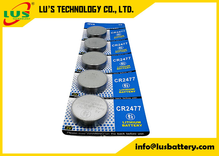 CR2477 3V Lithiumzellbatterie Ersatz für CR2477-T5 Batterie 3.0V Lithium PLC Batterien 1100mah
