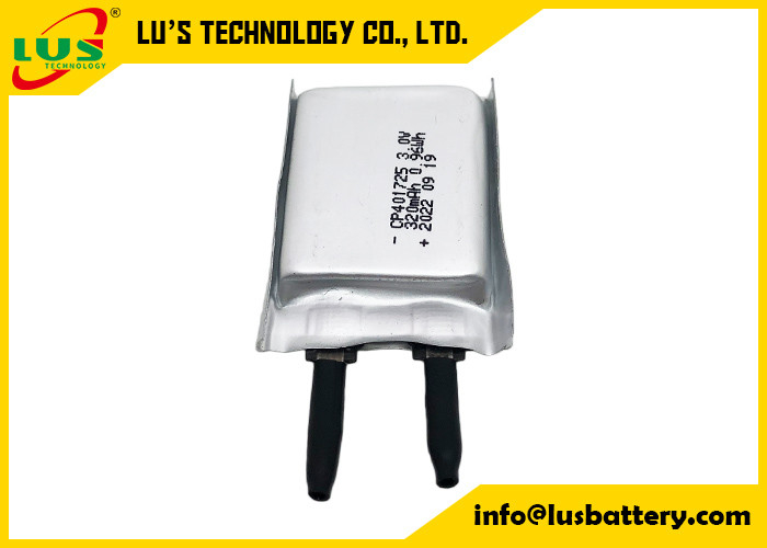 CP401725 Einweg-Li-MnO2 Taschenbatterie 3,0 V Ultra-dünne LiMno2 Soft Batteriepass CB