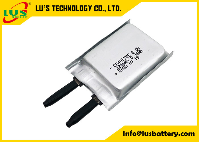 CP401725 Einweg-Li-MnO2 Taschenbatterie 3,0 V Ultra-dünne LiMno2 Soft Batteriepass CB