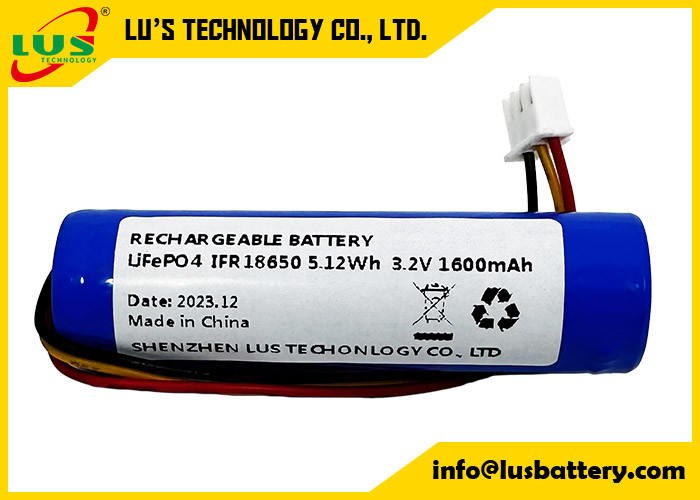 18650 Batterie 1500mAh 3.2V Wiederaufladbare Lifepo4 Batterie Pack OEM IFR18650 1.5ah Lithiumbatterie