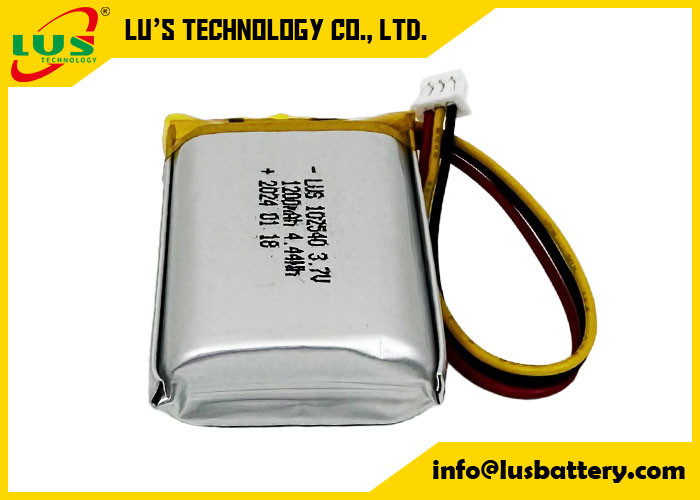 Wiederaufladbare Lithium-Polymer-Batterie LP102540 3,7V 1200mAh 4,44Wh 3,7 V Lipo-Batterie OEM