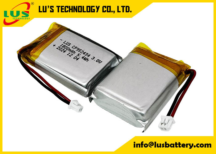 Lithium-Mangandioxid-Batterie CP952434 Lithium-Batterie 1800mah 3,0 Volt