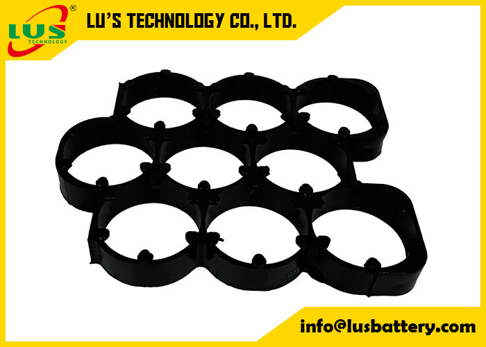 3 x 3 Zell-Spacer 18650 Lithium-Batteriehalter Kunststoff-Sechseckenzellhalter 18650 3 * 3 Abstandshalter