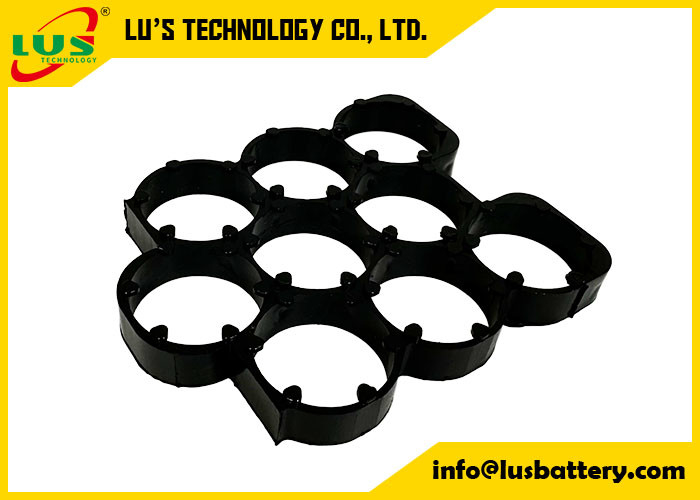 3 x 3 Zell-Spacer 18650 Lithium-Batteriehalter Kunststoff-Sechseckenzellhalter 18650 3 * 3 Abstandshalter