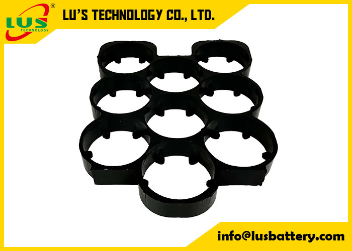 3 x 3 Zell-Spacer 18650 Lithium-Batteriehalter Kunststoff-Sechseckenzellhalter 18650 3 * 3 Abstandshalter