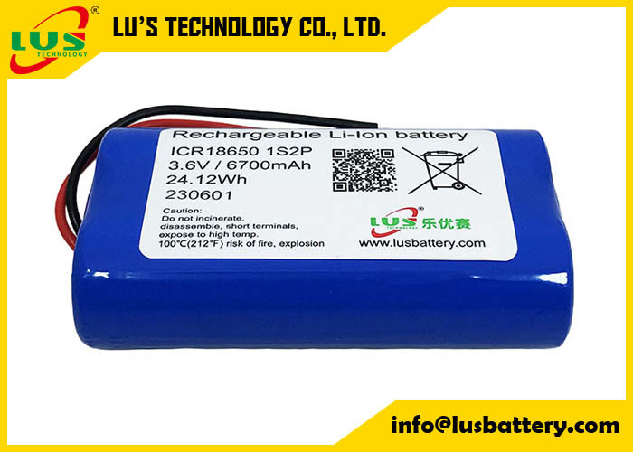 Wiederaufladbare 18650 32700 Batterie 3.6V 1s1p 6000mAh Zylindrische Li-Ionen Batteriepaket OEM