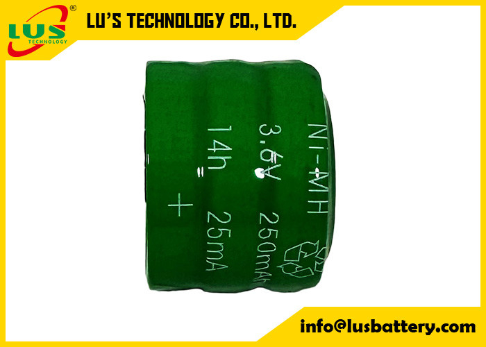 Knopfzelle (Wiederaufladbar) 250H NiMH 250 mAh 3.6V Ni-MH Wiederaufladbare Knopfzelle OEM