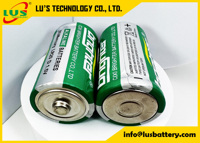 Größe D Trockenzellbatterie 1,5 V Alkalische Batterie AM1 Alkalische Zelle LR20 Batterie 1,5 Volt