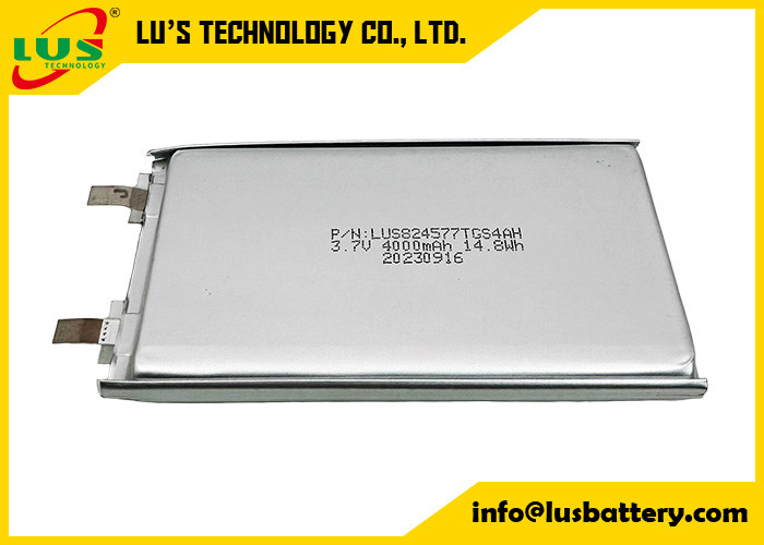 3.7V Li-Polymer-Batterie 4000mAh Li-Ionen-Batterie 3.6V Batterie LP824577 Lipo-Batterie OEM