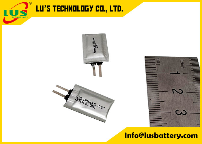 Ultra Thin Cell Batterie 3,0 V 25mAh Cp151320 Primär Lithiumbatterie CP151220 Limno2-Batterie