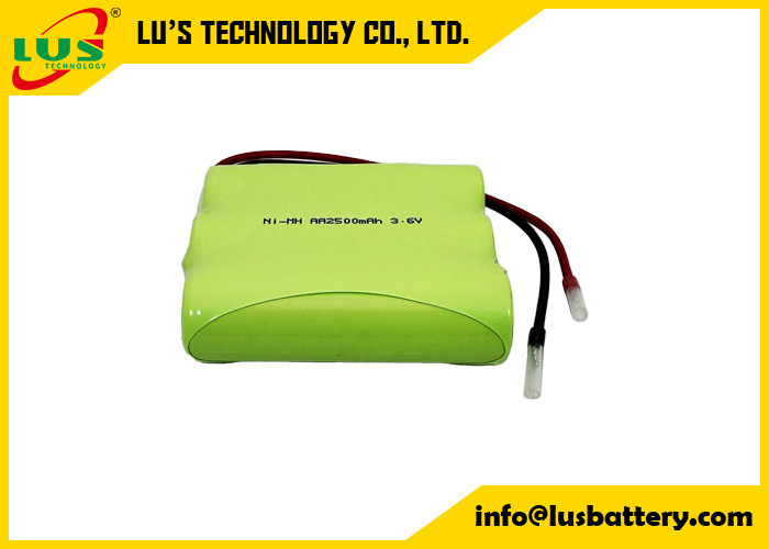 Größe AA Batterie 2500mah 3.6V nimh wiederaufladbare Batterie OEM nimh Batterie Fabrik