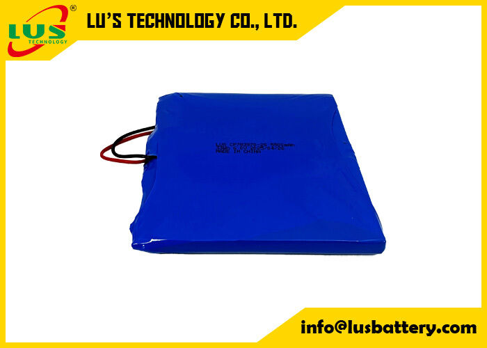 6volt 5,5ah Lithium Li-MnO2 Batterie CP783970-2S Limno2 weiche Batterie Pack OEM-Fabrik