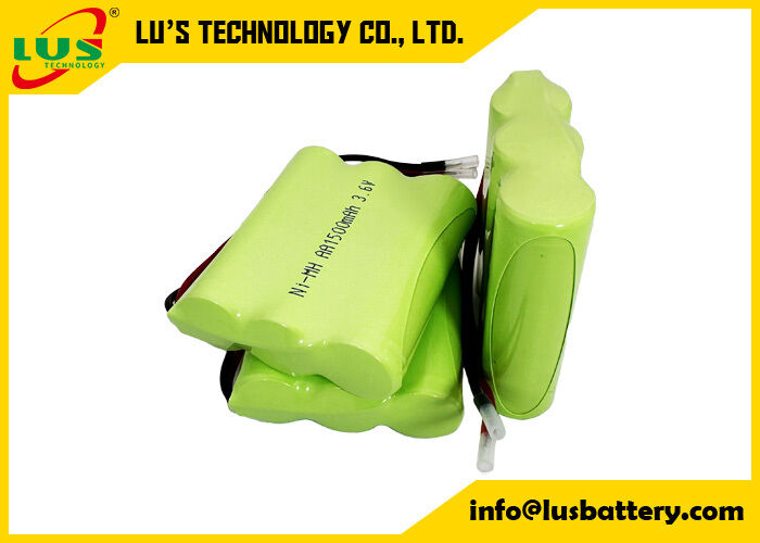 3.6volt 1500mah wiederaufladbare Batterie AA Größe NIMH Batteriepack 3.6V angepasst