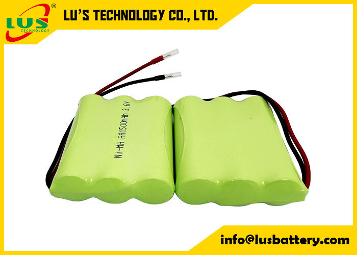3.6volt 1500mah wiederaufladbare Batterie AA Größe NIMH Batteriepack 3.6V angepasst
