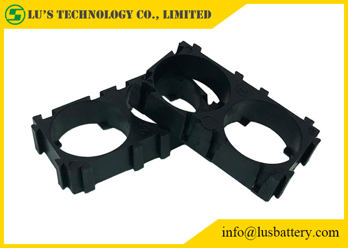Distanzscheiben-schwarze Farbe DER ABS-PC Plastikbatteriehalterungs-1x2 für 18650