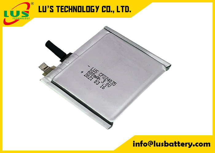 Lithium-Mangan-weiche Satz-Batterie 3.0V 600mah CP224035 für das Nennen des Verzeichnisses