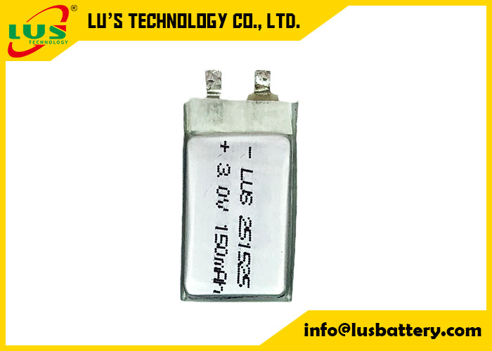 3v 150mah verengen ultra Batterie-Lithium Ion Battery For Digital Camera CP251525 Lis MnO2