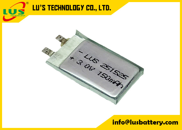 3v 150mah verengen ultra Batterie-Lithium Ion Battery For Digital Camera CP251525 Lis MnO2