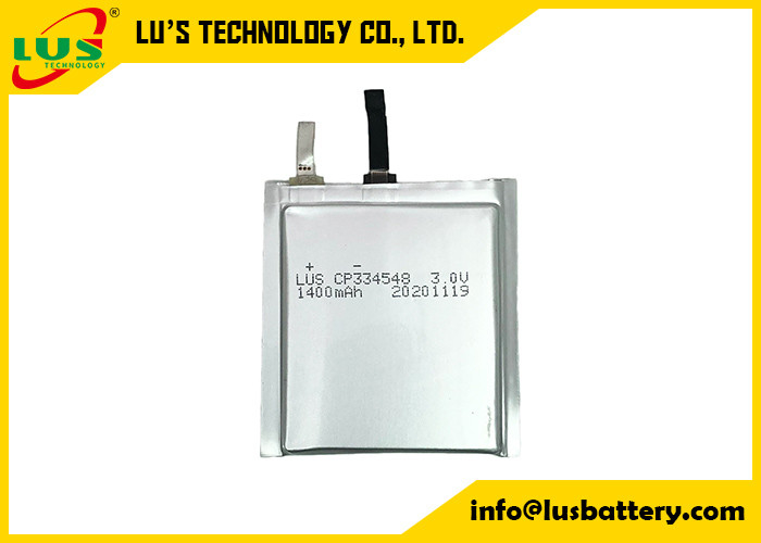 Dünne Batterie-dünne Folienbatterien 3,0 Volt-1400mah Lipo ultra für IOT-Lösungen