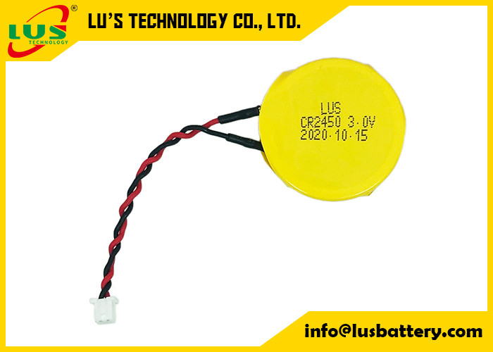 3V 600mah Batterie-Satz CR2450 1P der Lithium-Knopf-Zellencr2450 IMOS für Umbauten